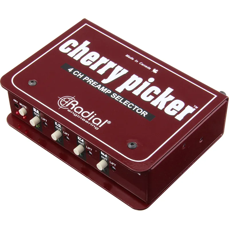 Kundfavorit Radial CHERRY PICKER Passive 4-Channel Microphone Preamp Sel