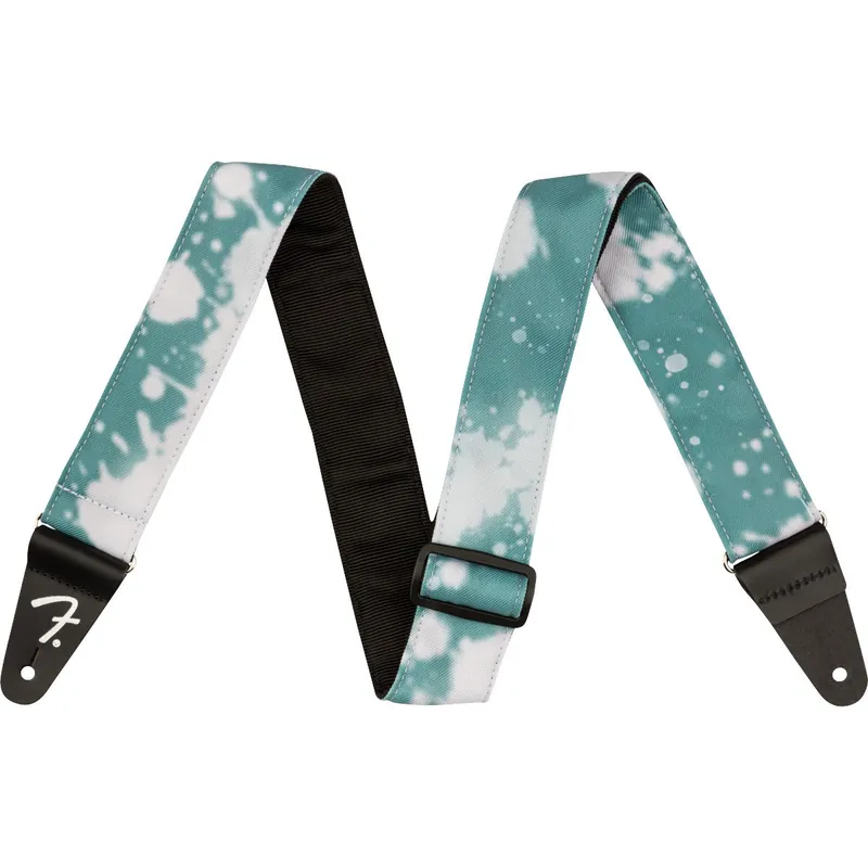 Fender Tie Dye Acid Wash Guitar Strap (Teal) Nyhet