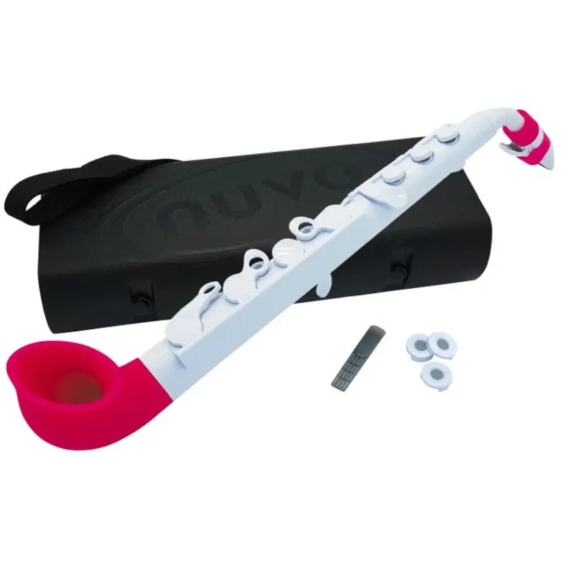 Nuvo jSax Plastic Children's Saxophone (White/Pink) Nyhet