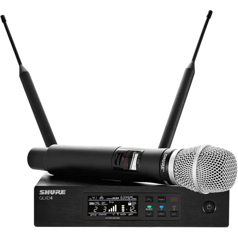 Populärt val Shure QLXD24E/SM86-K51 Wireless Microphone System (606 - 670