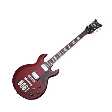 Schecter ZACKY Vengeance Custom Reissue See-Thru Cherry Fri frakt
