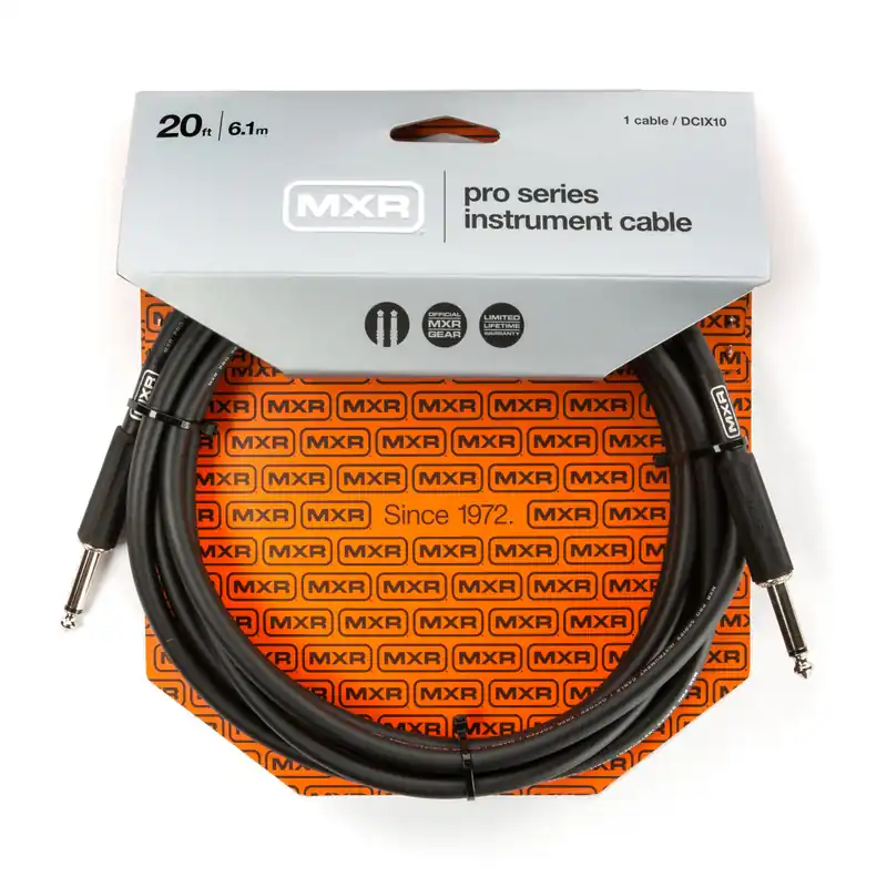 Begränsat erbjudande Dunlop MXR PRO SERIES DCIX20 Instrumentkabel 6m Rak