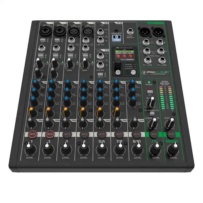Mackie Profx10v3plus 10 channel analog mixer with enhanced FX USB recording modes Beställ nu