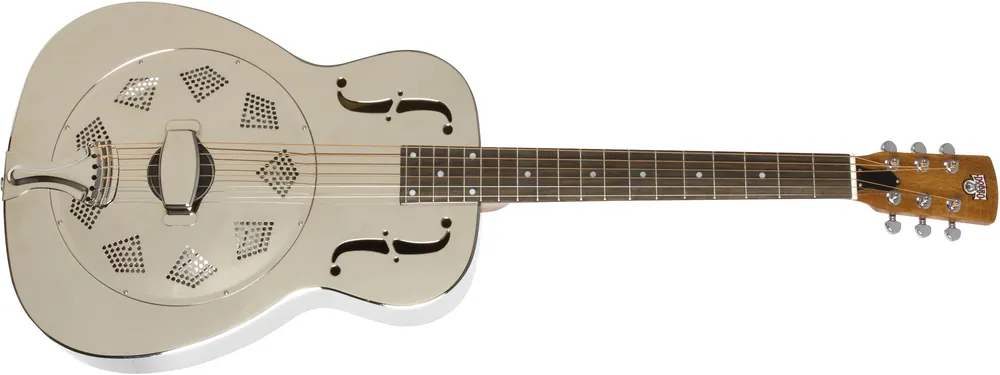 Begränsat erbjudande Epiphone Dobro Hound Dog M-14 Metal Body Nickel