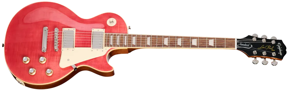 Köp nu Epiphone Les Paul Standard 60s Figured Incl. Premium Gig Bag Fucshia