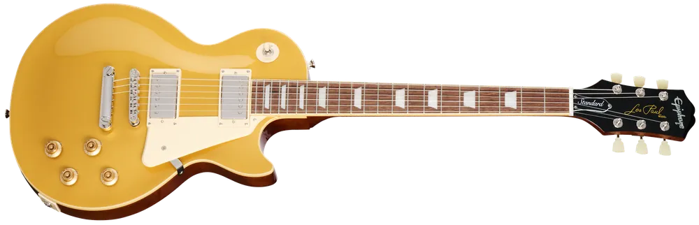Beställ idag Epiphone Les Paul Standard 50s Incl. Premium Gig Bag Goldtop