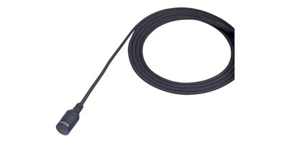 Sony lavalier omni microphone, XLR 3 pin connector Snabb frakt
