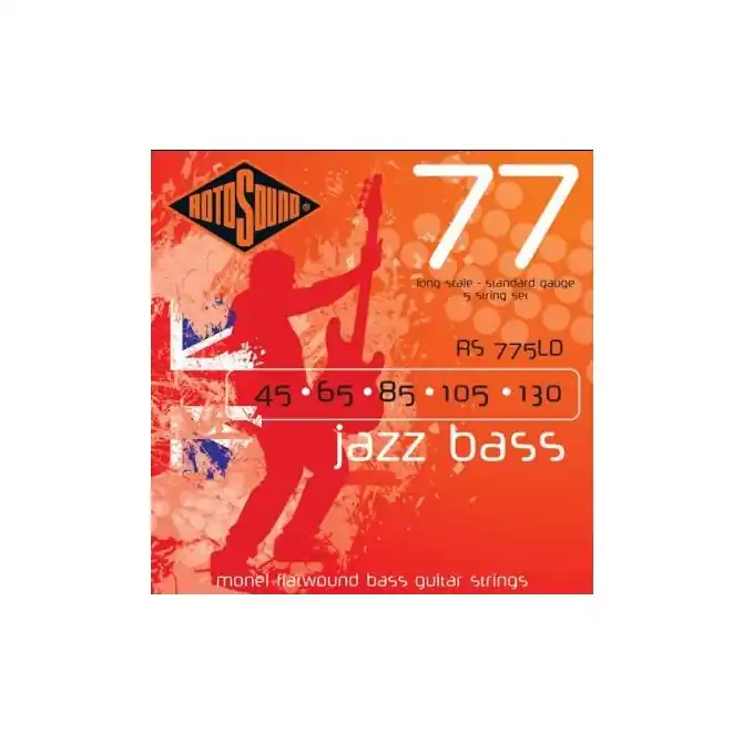 Populärt val Rotosound RS776LD Jazz Bass Flat Wound – 6-str – 30-130