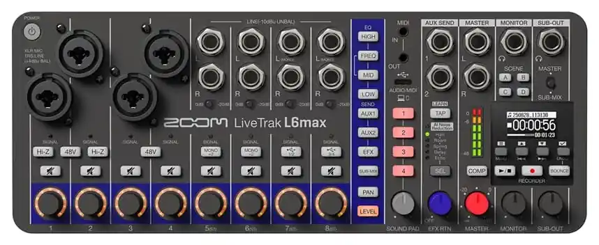 Zoom LiveTrak L6max Fynd