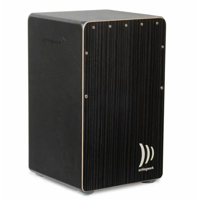 Schlagwerk Cajon Rudiments Hard Coal Stripes large black Beställ nu
