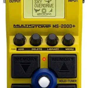 Zoom MS-60B+ Guitar MultiStomp Pedal risnedsättning
