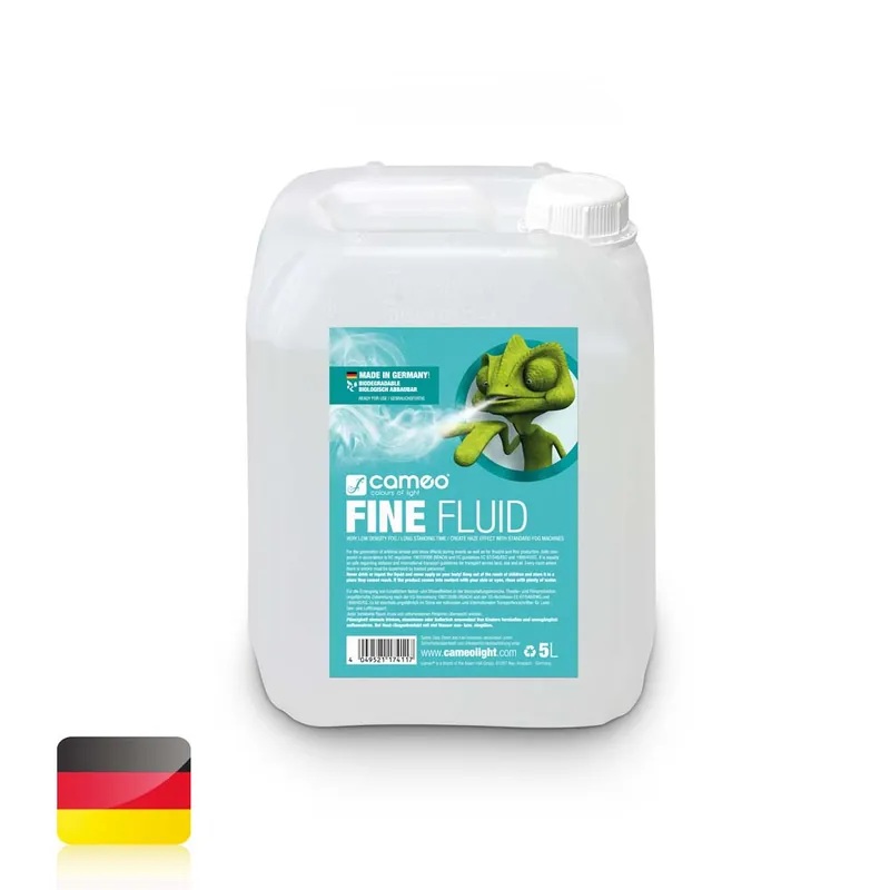 Endast denna vecka Cameo CLFFINE5L Haze effect fog fluid with very low density and very long st