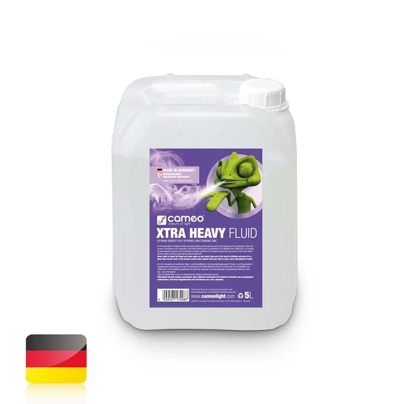 Premium Cameo CLFXHEAVY5L Fog fluid with very high density and extreme long standing