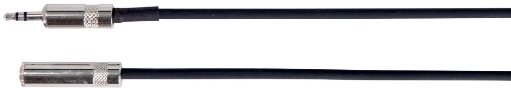 Säker betalning AMP HP-3 - 3m förlängningskabel med 3,5mm Stereotelekontakter
