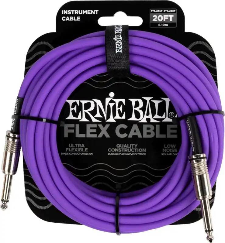 Lägg i varukorgen Ernie Ball 6420 FLEX instrumentkabel 6m - Lila