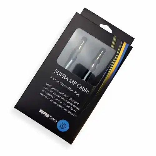 Premium Supra MP-Cable 3.5mm Aux ljudkabel
